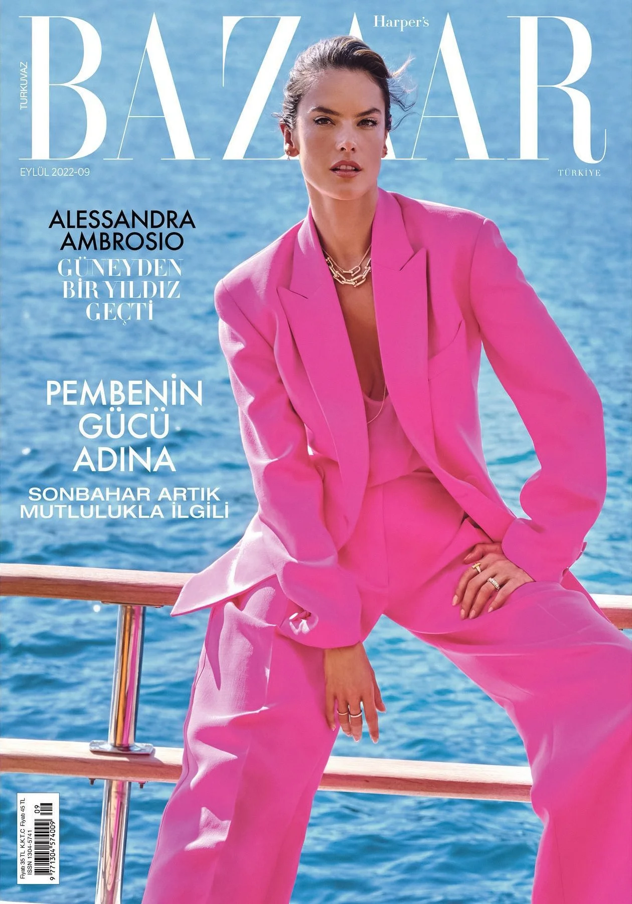 Alessandra Ambrosio in Harper's Bazaar Turkey September — Anne of
