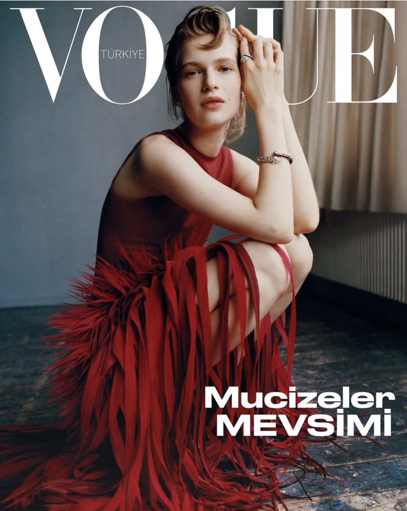 Vogue TÜRKİYE Magazine March 2022 Aivita Muze Covers Vogue Turkey January 2025, Lensed by
