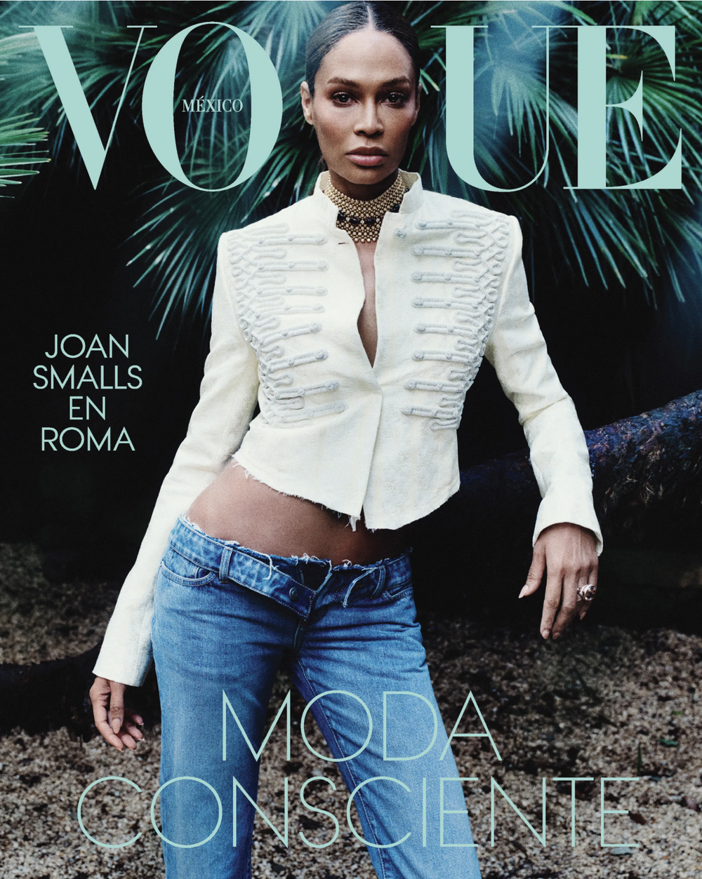 Joan Smalls Covers Vogue Mexico April 2026, Lensed by Diego