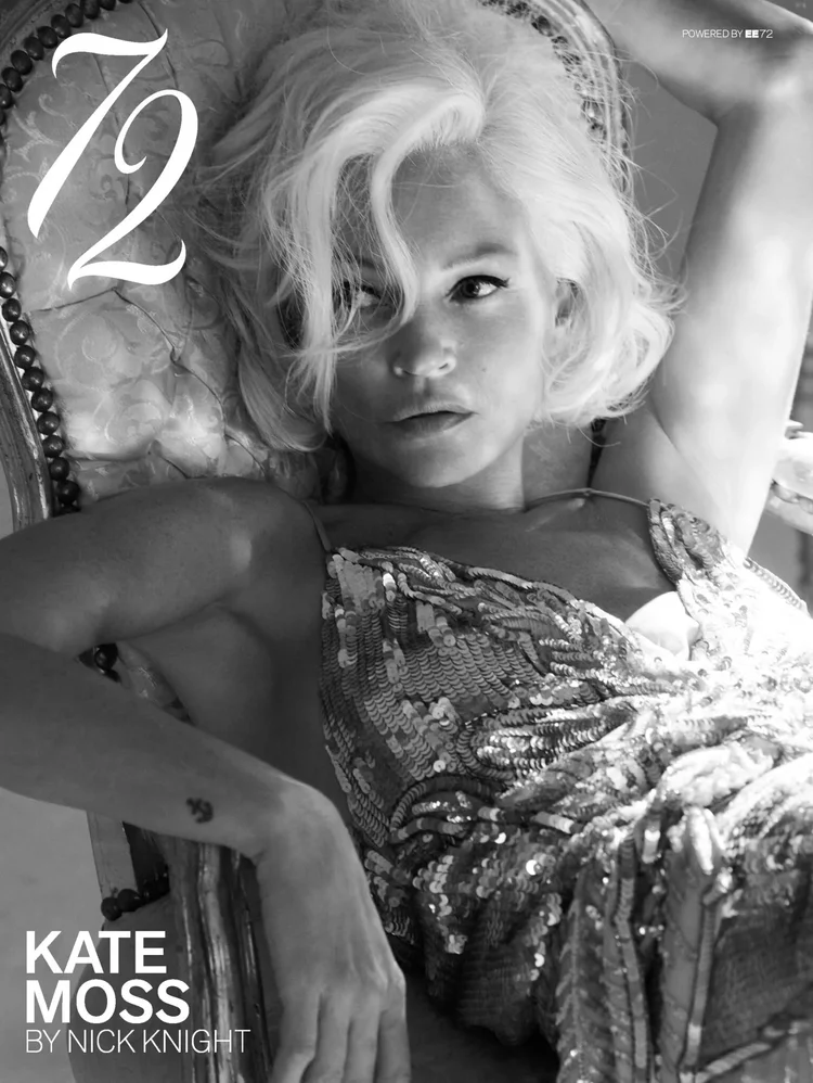 Kate Moss As Marilyn Monroe, Lensed by Nick Knight for EE72