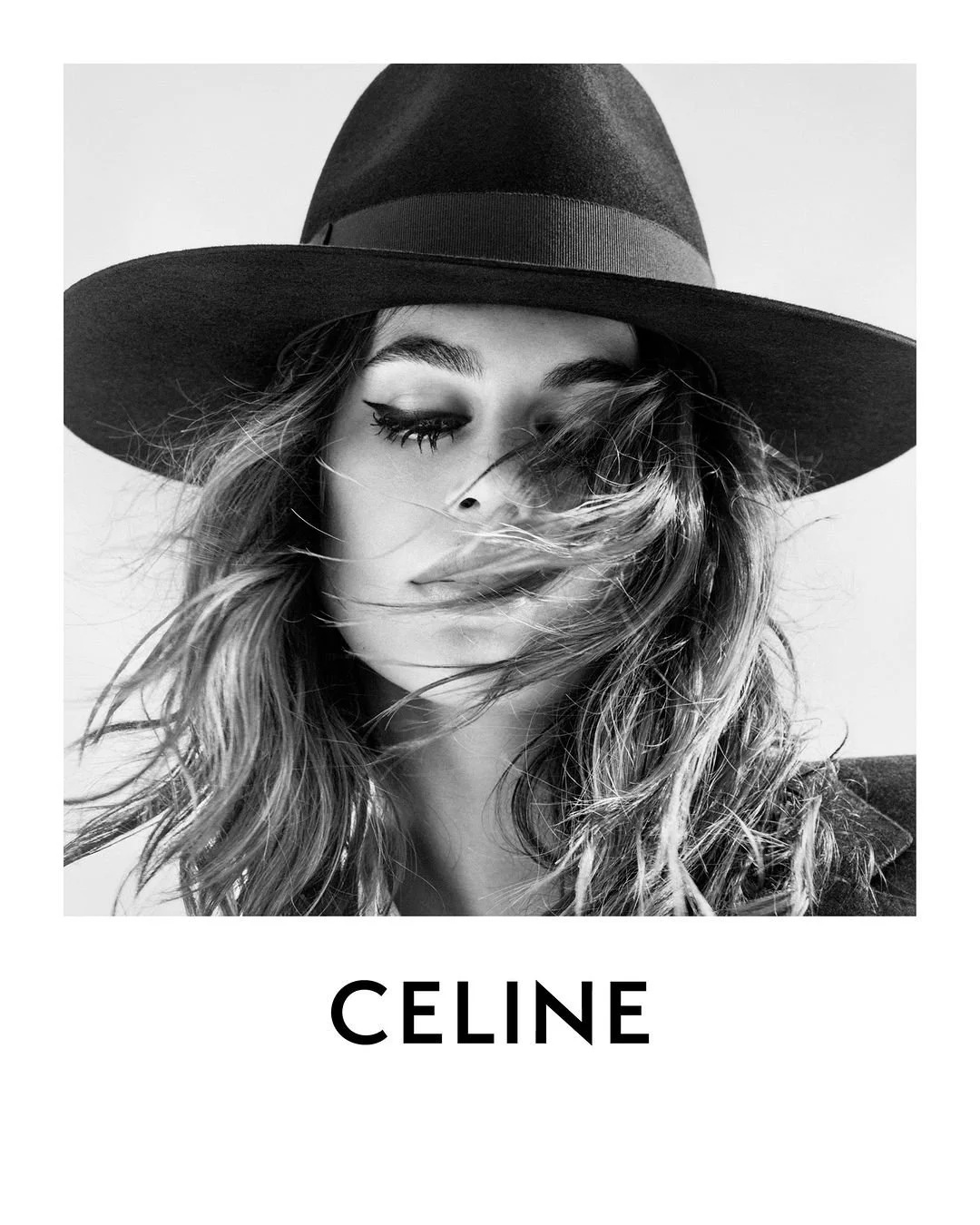 Kaia Gerber's CÉLINE Winter 2022 Campaign, by Hedi Slimane — Anne