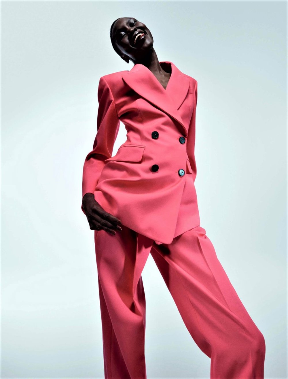 Alek Wek Delivers 'Colour Pop' Joy in The Sunday Times Style — Anne of ...