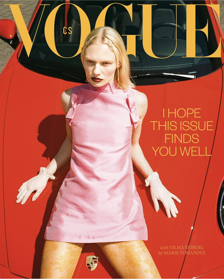 女性情報誌 Vogue Czechoslovakia Magazine July 2022 Vogue Czechoslovakia July 2022 Cover (Vogue Czechoslovakia)