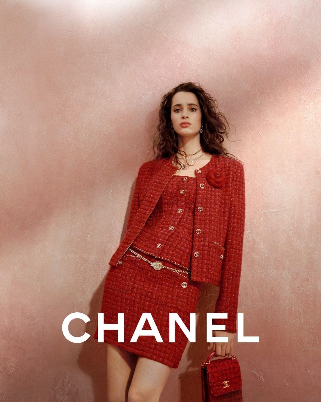 Iman Perez Poses in Chanel Pre-Fall-Winter 2023 Paris Images by