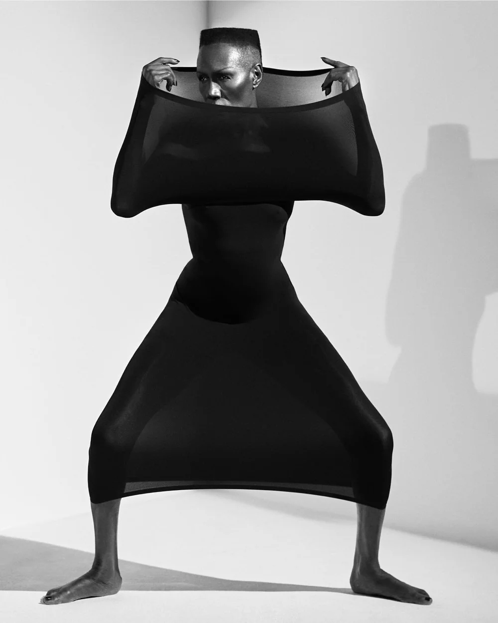 Grace Jones, 74, Defies Goddess Logic in Wolford Spring 2023 Campaign