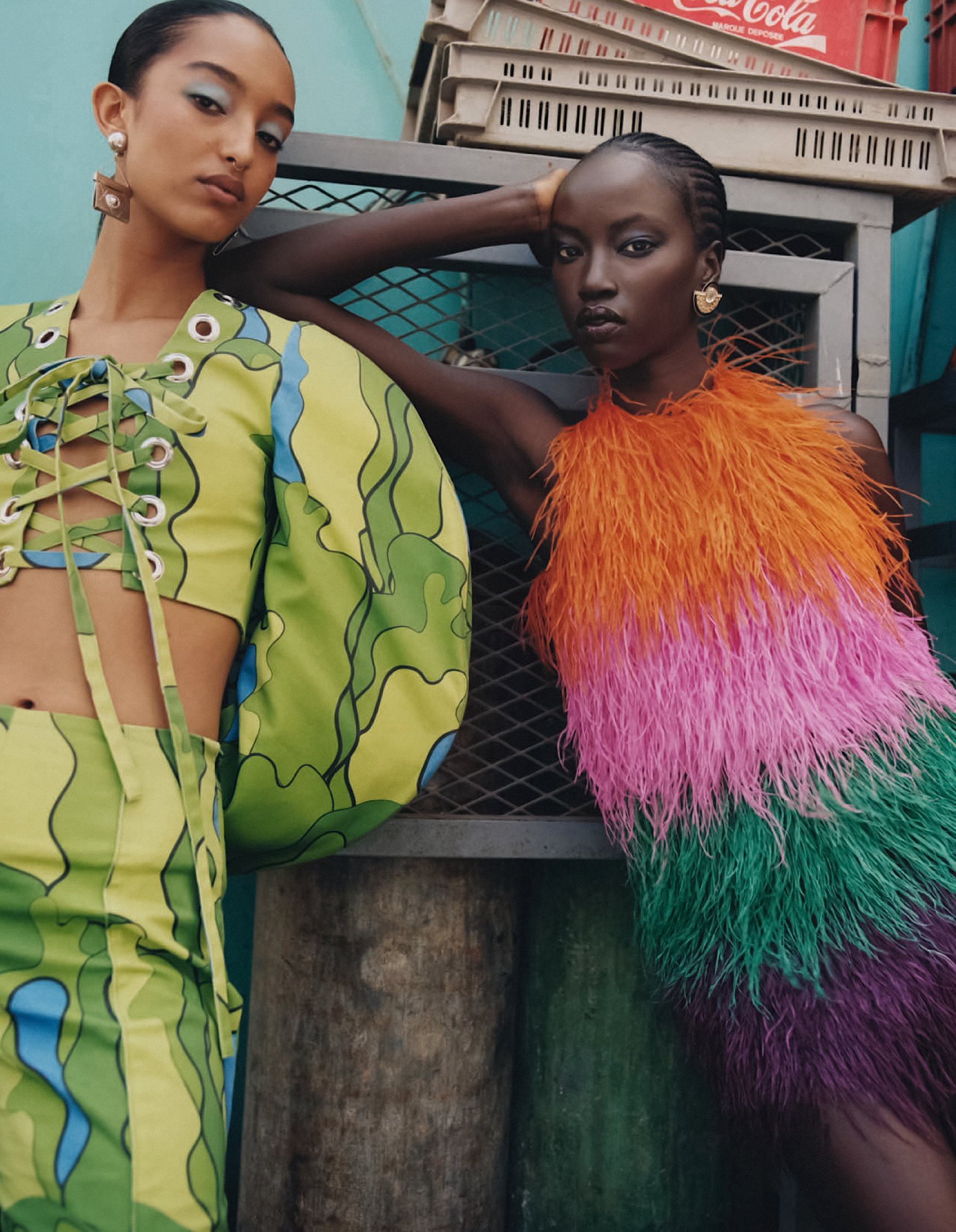 Anok and Mona Are Stylin in 'Dakar' by Nadine Ijewere for Vogue China May  2023 — Anne of Carversville
