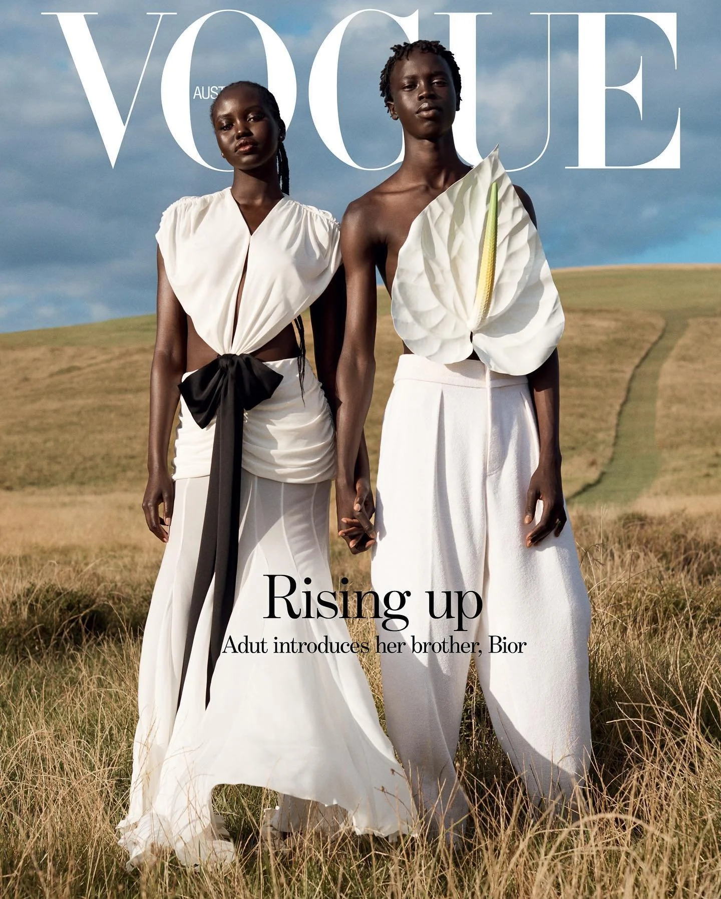 Adut Akech Shares Brother Bior Akech in 'Rising Up' for Vogue Australia ...
