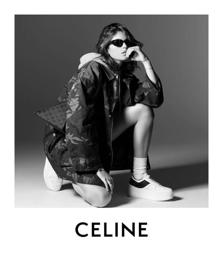 Kaia Gerber Fronts Celine SS 2022 Campaign by Hedi Slimane — Anne of ...