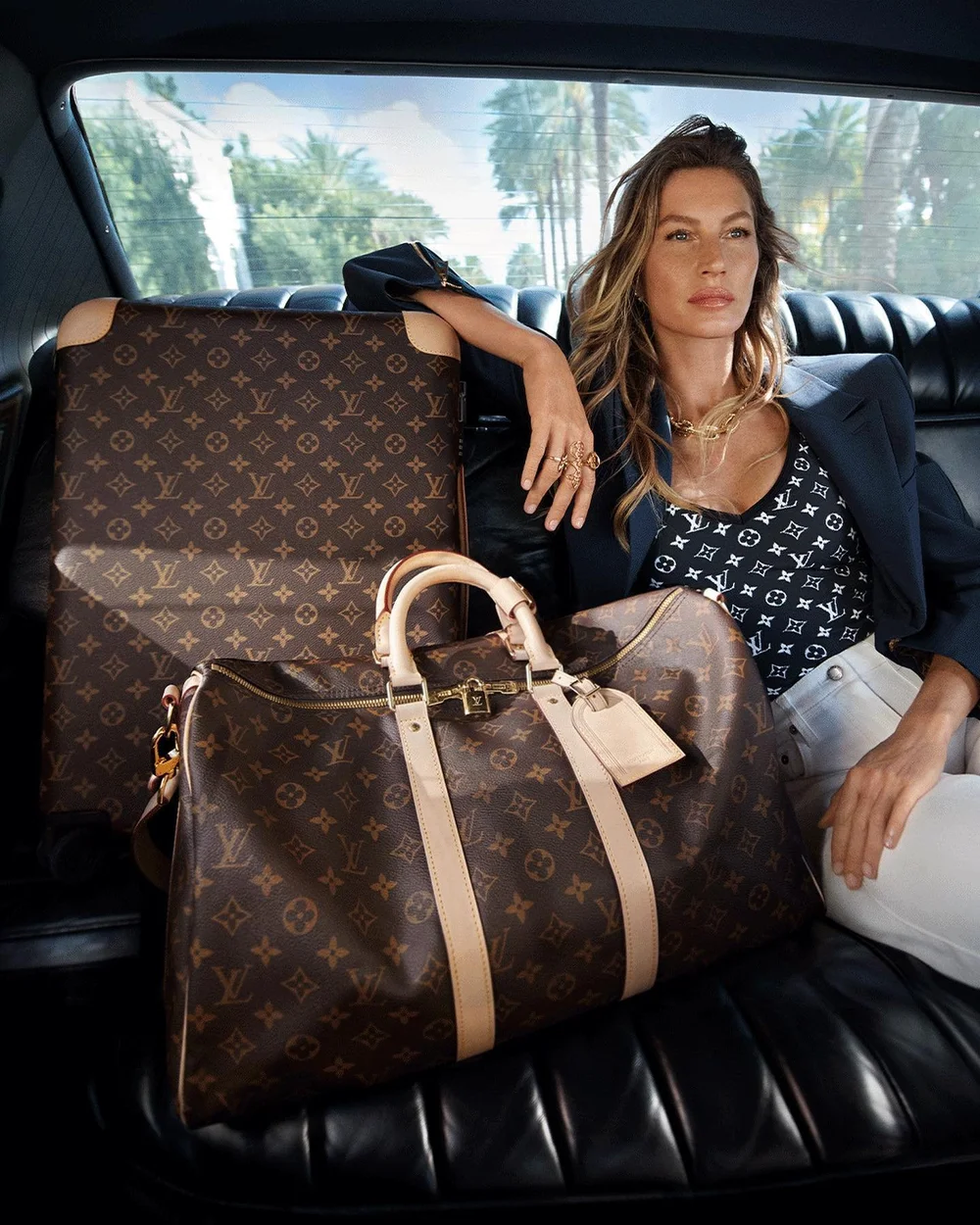 Gisele Bundchen in 'Horizons Never End' Louis Vuitton Luggage Campaign