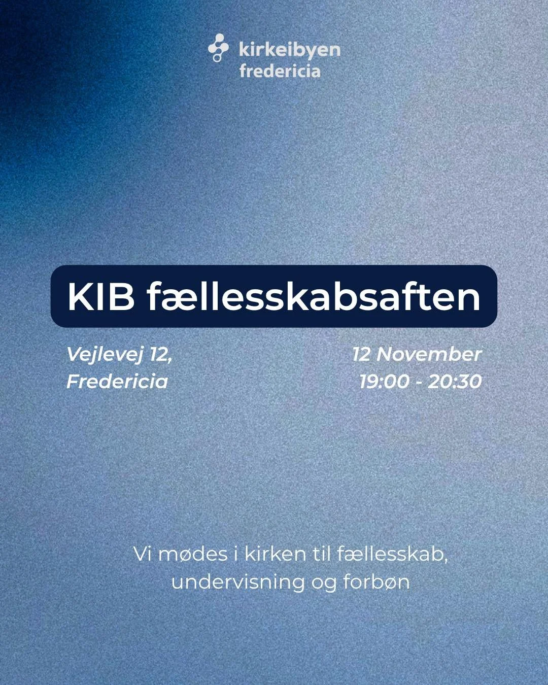 H&aring;ber vi ses i aften i kirken. 
See you tonight in church