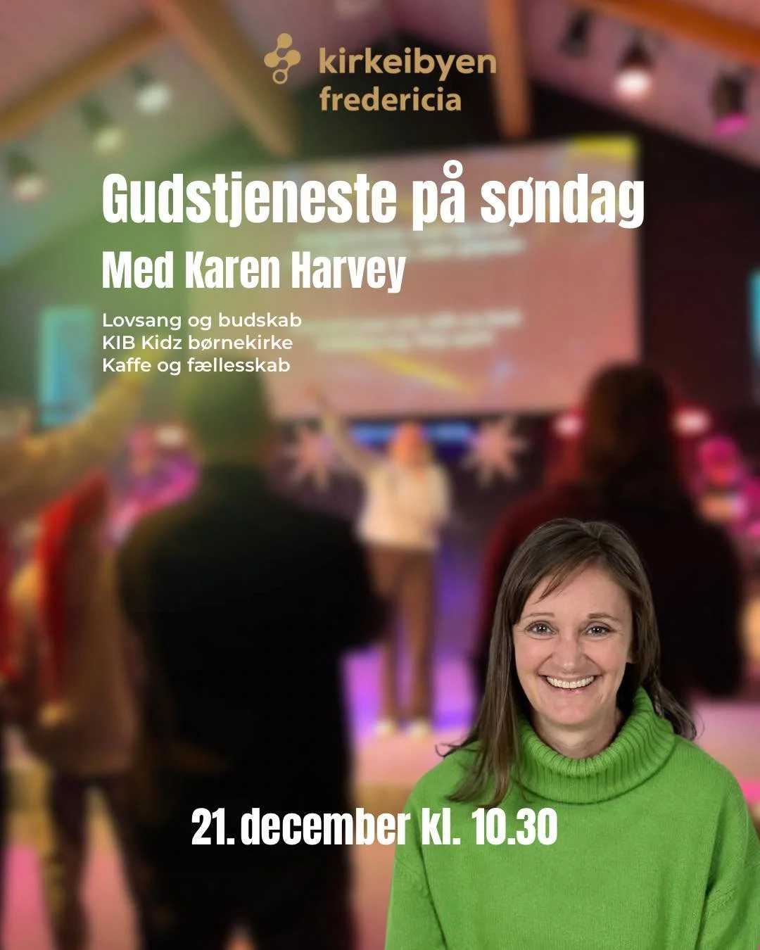 Kom og oplev f&aelig;llesskab og Guds n&aelig;rv&aelig;r midt i juletiden. Vi fejrer Jesus - grunden til juletiden. 

Come and experience fellowship and Gods presence in this Christmas season. We celebrate Jesus - the reason for the season.