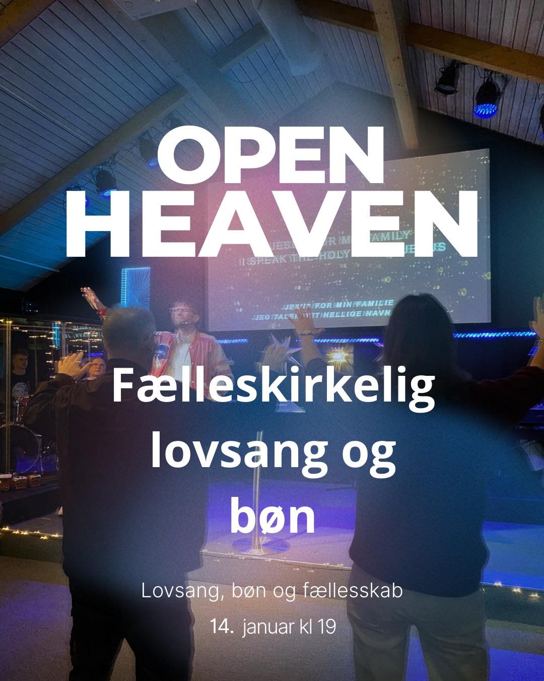 Lovsang og b&oslash;n sammen med andre kirker i byen. Kom og v&aelig;r med.