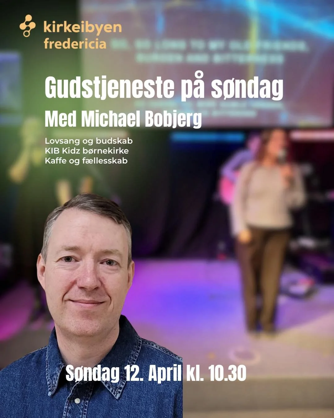 Vi elsker at samles om s&oslash;ndagen i en levende kirke i Guds n&aelig;rv&aelig;r og i f&aelig;llesskab med hinanden. Du er meget velkommen. 

We love to gather on Sundays in a living church in the presence of God and in fellowship with each other.