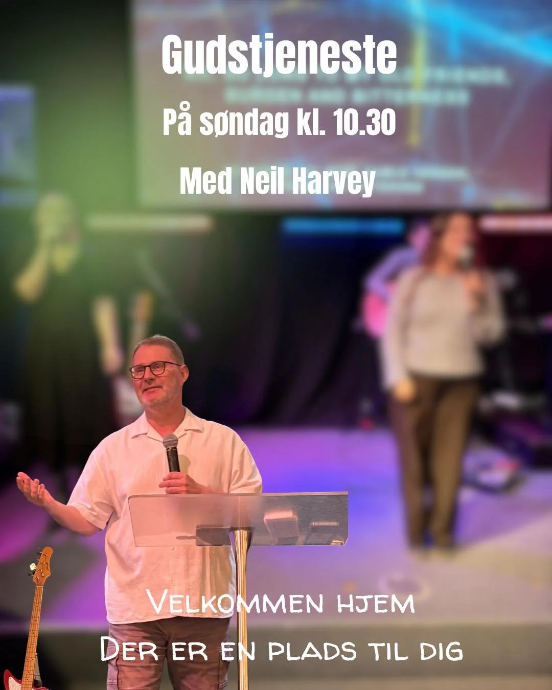 En fantastisk s&oslash;ndag i vente med Guds n&aelig;rv&aelig;r, livgivende ord og f&aelig;llesskab med Gud og hinanden. Kom og v&aelig;r med. 

A great Sunday ahead with God&rsquo;s presence, life giving message and fellowship with God and each othe