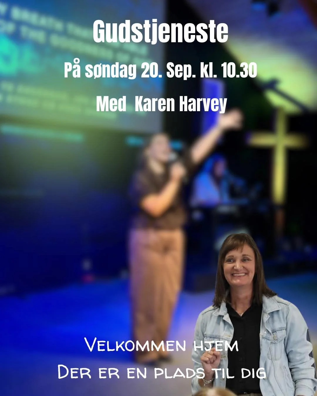 Du er meget velkommen p&aring; s&oslash;ndag. 

You are so welcome this Sunday