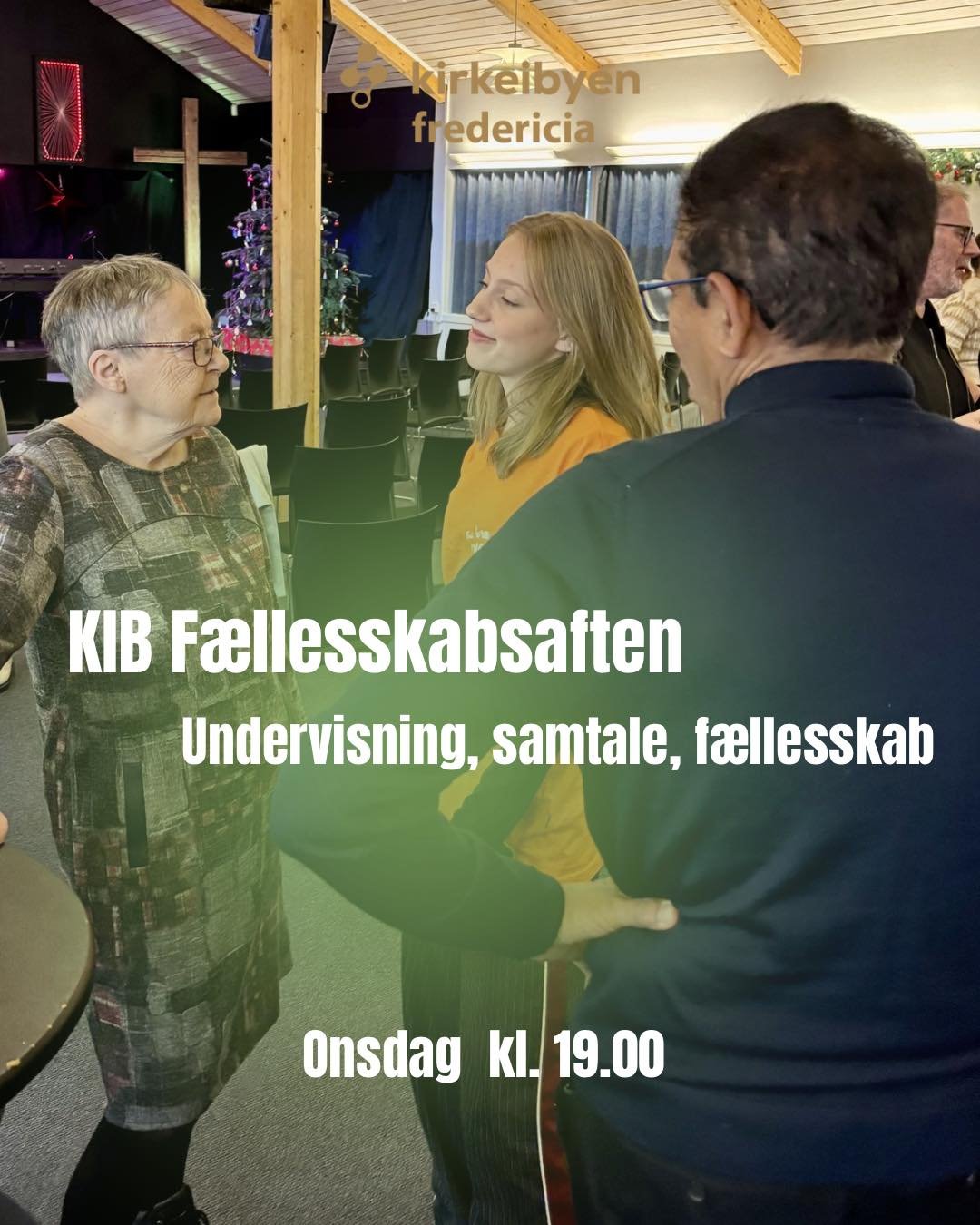 Onsdag samles vi til en samling , hvor der er f&aelig;llesskab og samtale ud fra s&oslash;ndagens pr&aelig;diken. 

Wednesday we gather for fellowship and talking about Sunday&rsquo;s preaching.