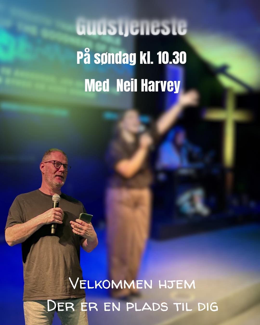S&oslash;ndag er ugens h&oslash;jdepunkt hvis vi samles til en fantastisk gudstjeneste. Kom - uanset hvordan du har det - og giv Gud mulighed for at m&oslash;de dig og styrke dig. 

Sunday is the highlight of the week where we gather for a fantastic 