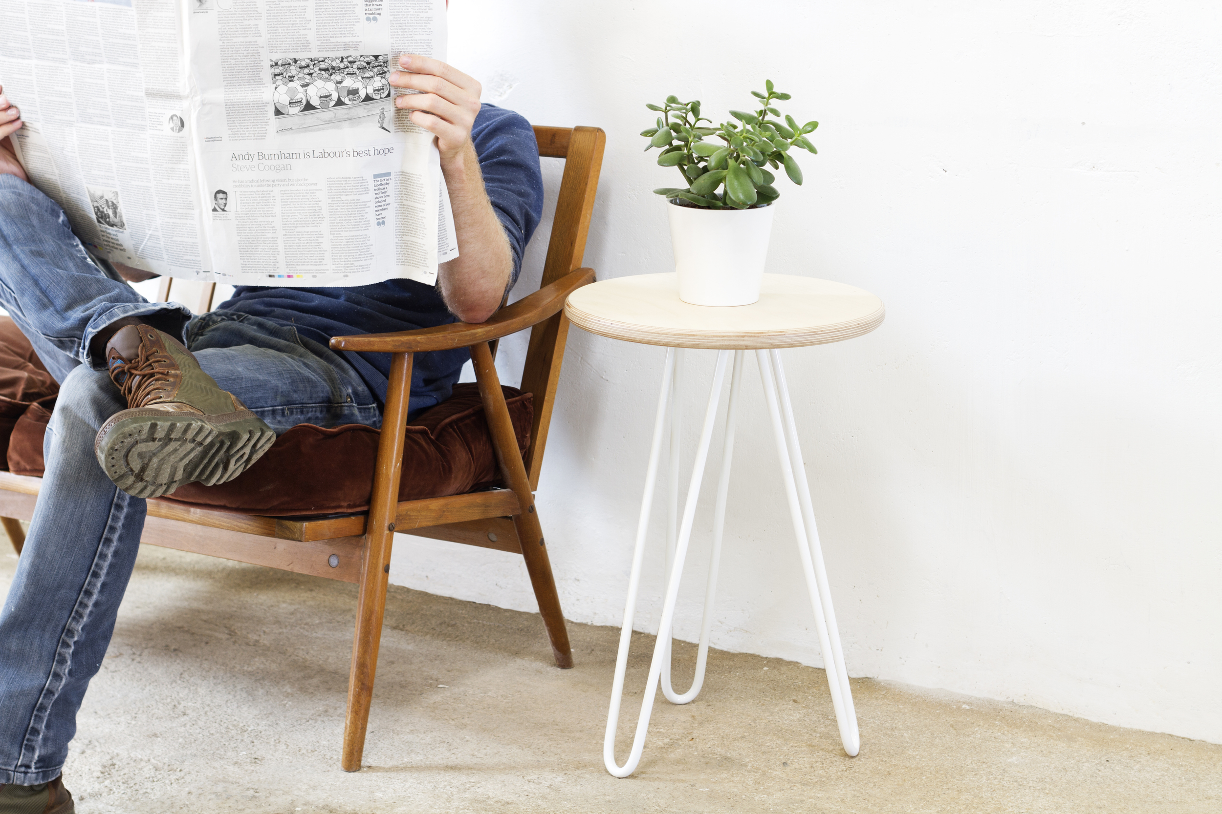 Hairpin Leg Side Table Cord Industries