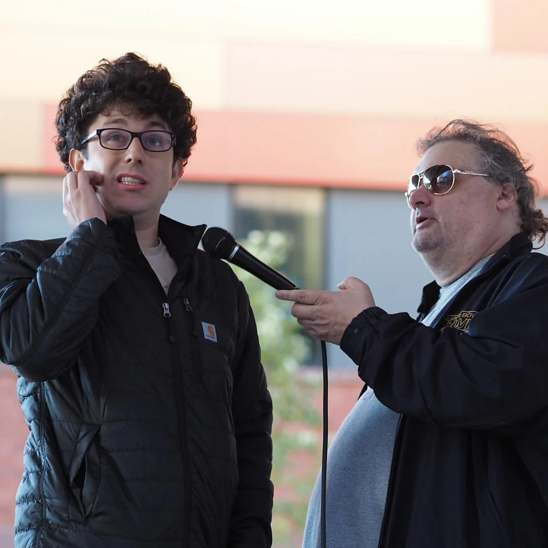 Performing with Artie Lange at the Hoboken Comedy Fest (credit Chris Langston)