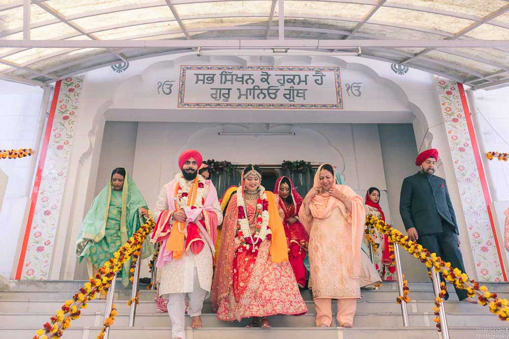 Punjabi wedding in gurudwara delhi