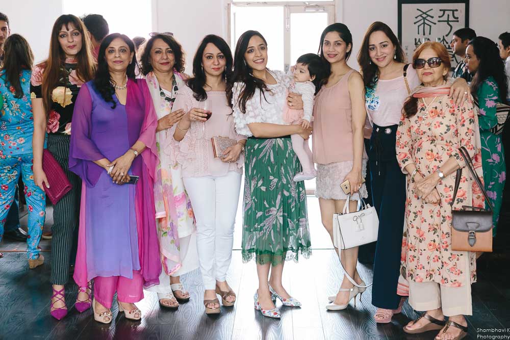 group photoshoot in birthday celebration delhi