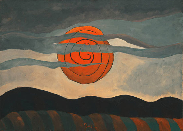 Arthur Dove “Red Sun” 1935