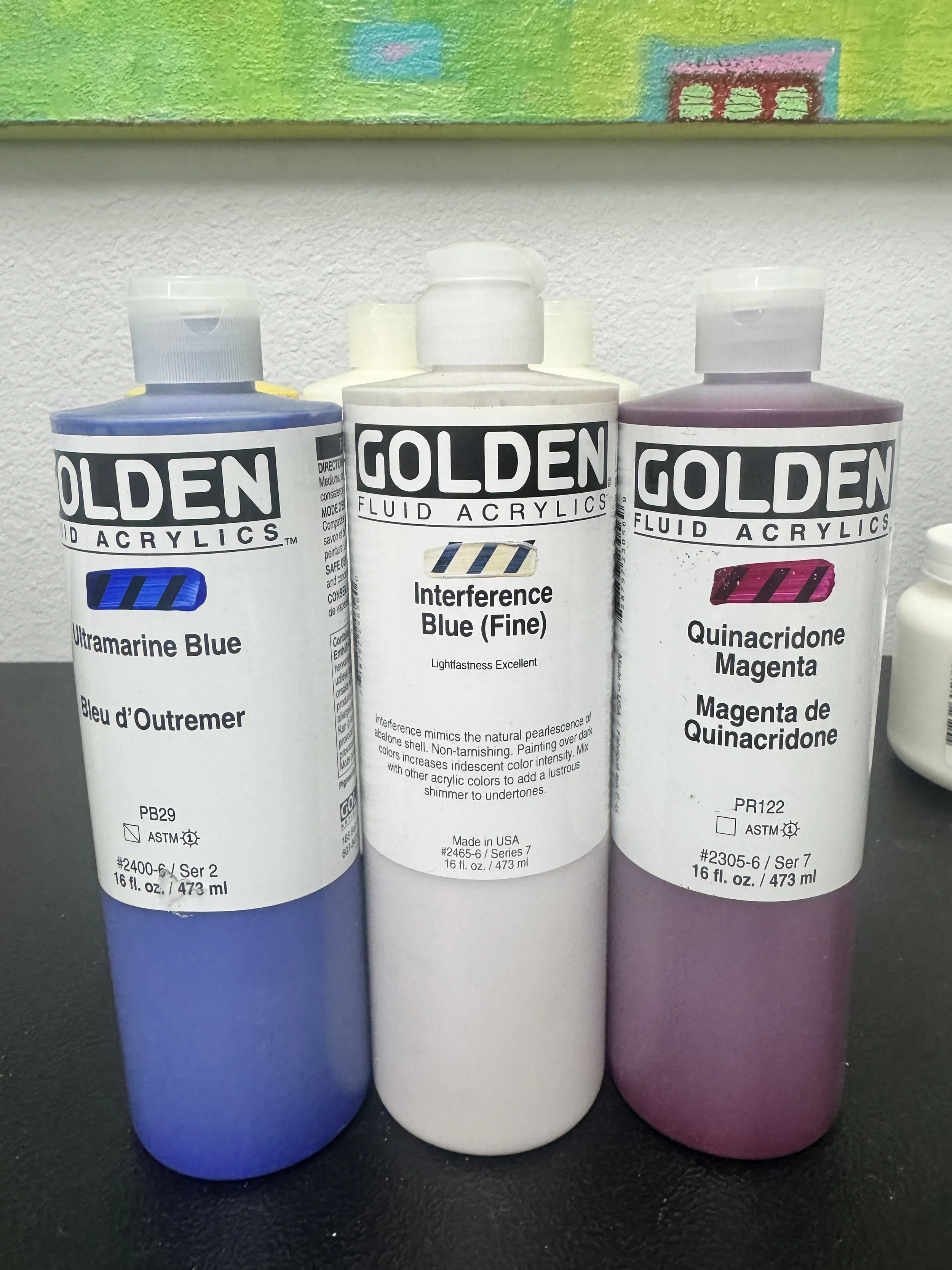 Golden Fluid – Interference Blue (Fine) – 16 oz