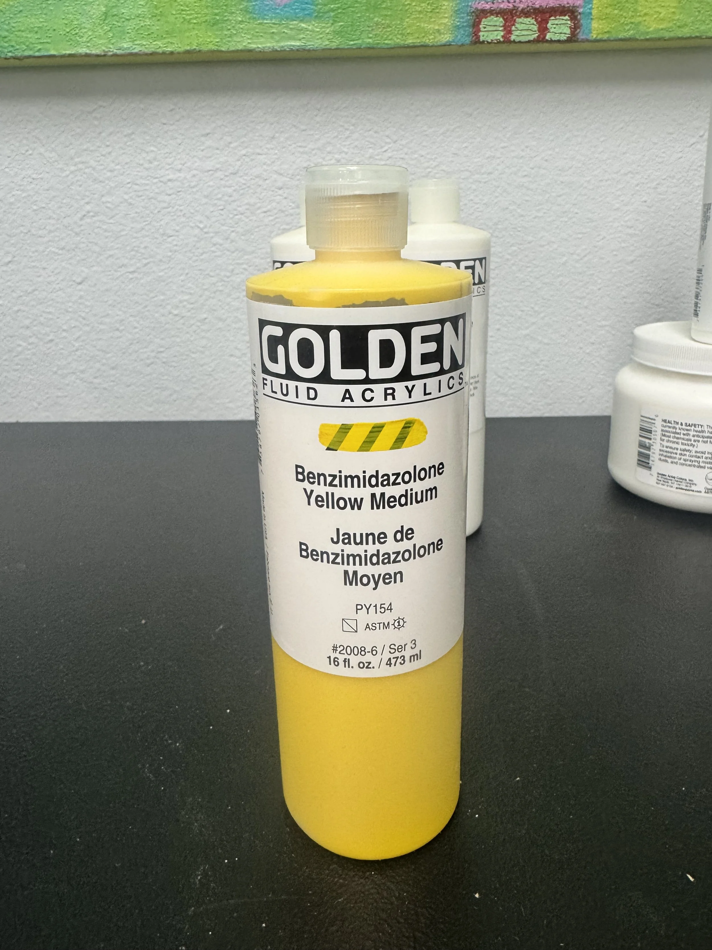 Golden Fluid – Benzimidazolone Yellow Medium – 16 oz