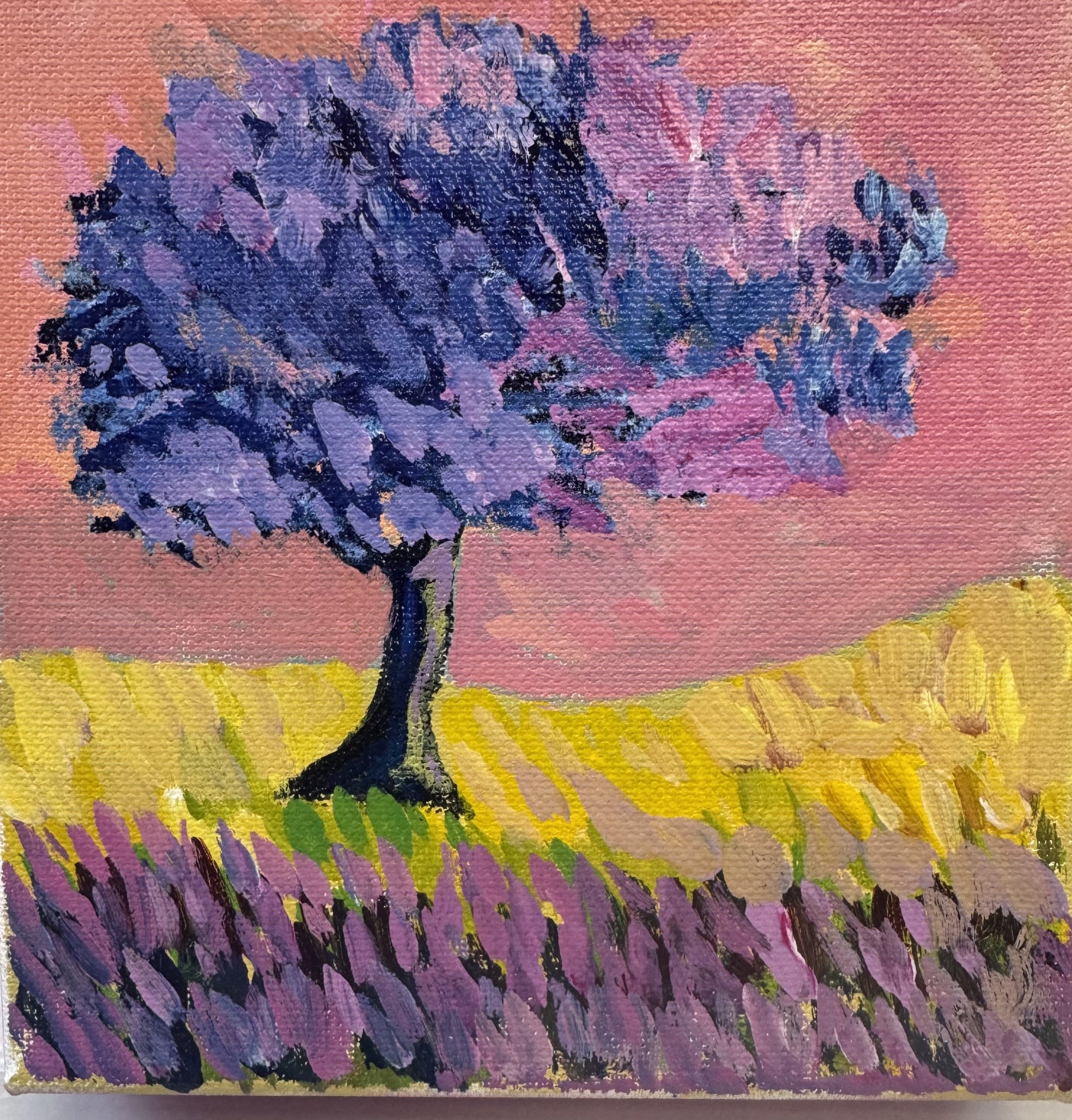 One Blue Tree