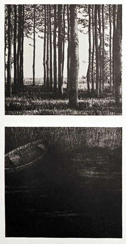 From Silence to Silence, lithograph I, 63x32 cms