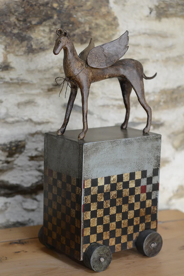 Little hero, mixed media, 43x24x18 cm