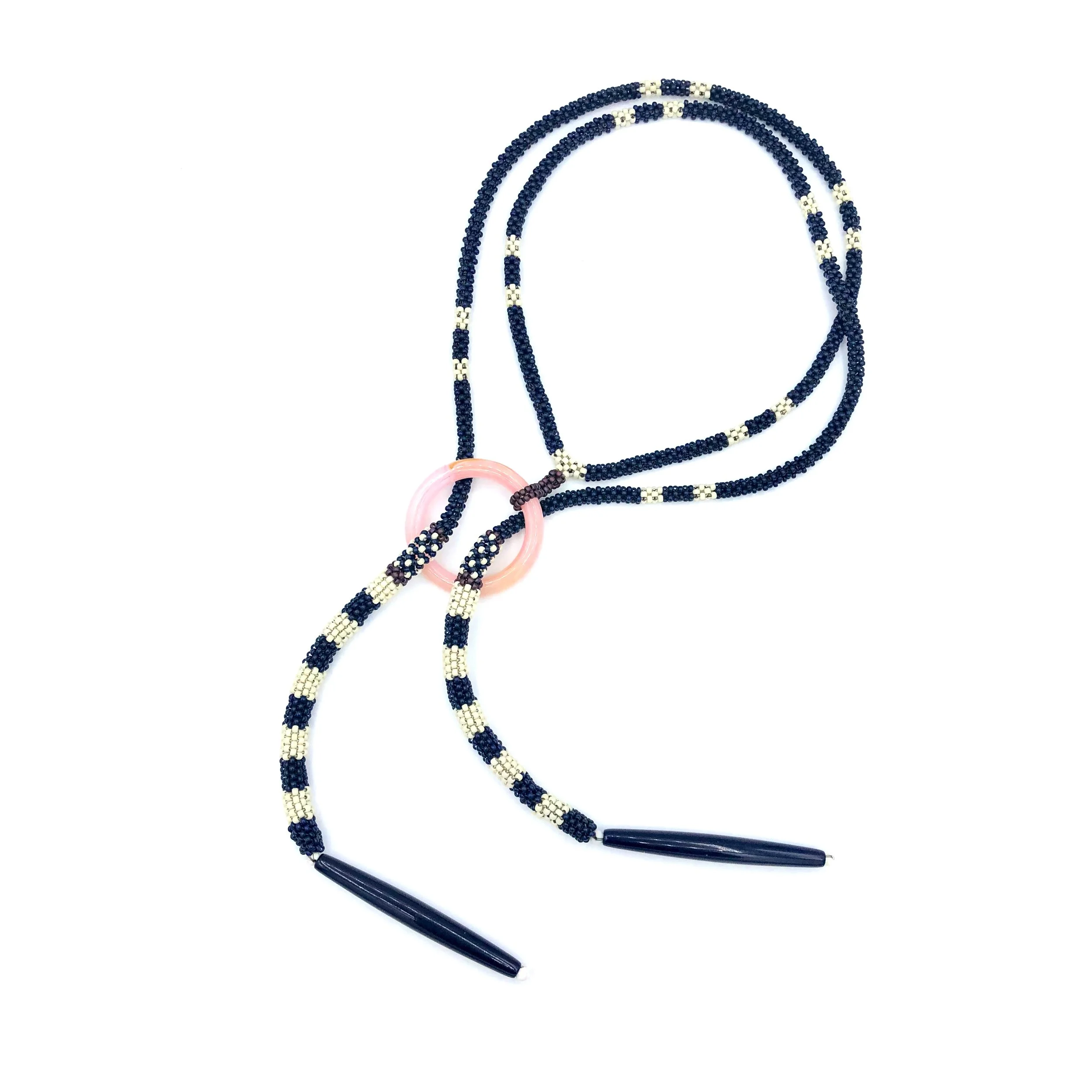 Portofino Lariat Navy Blue