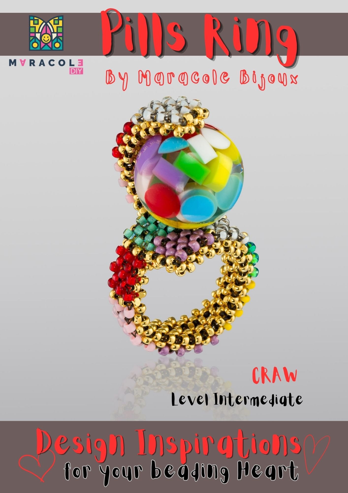 Pills Ring, DIY Pdf instructions file