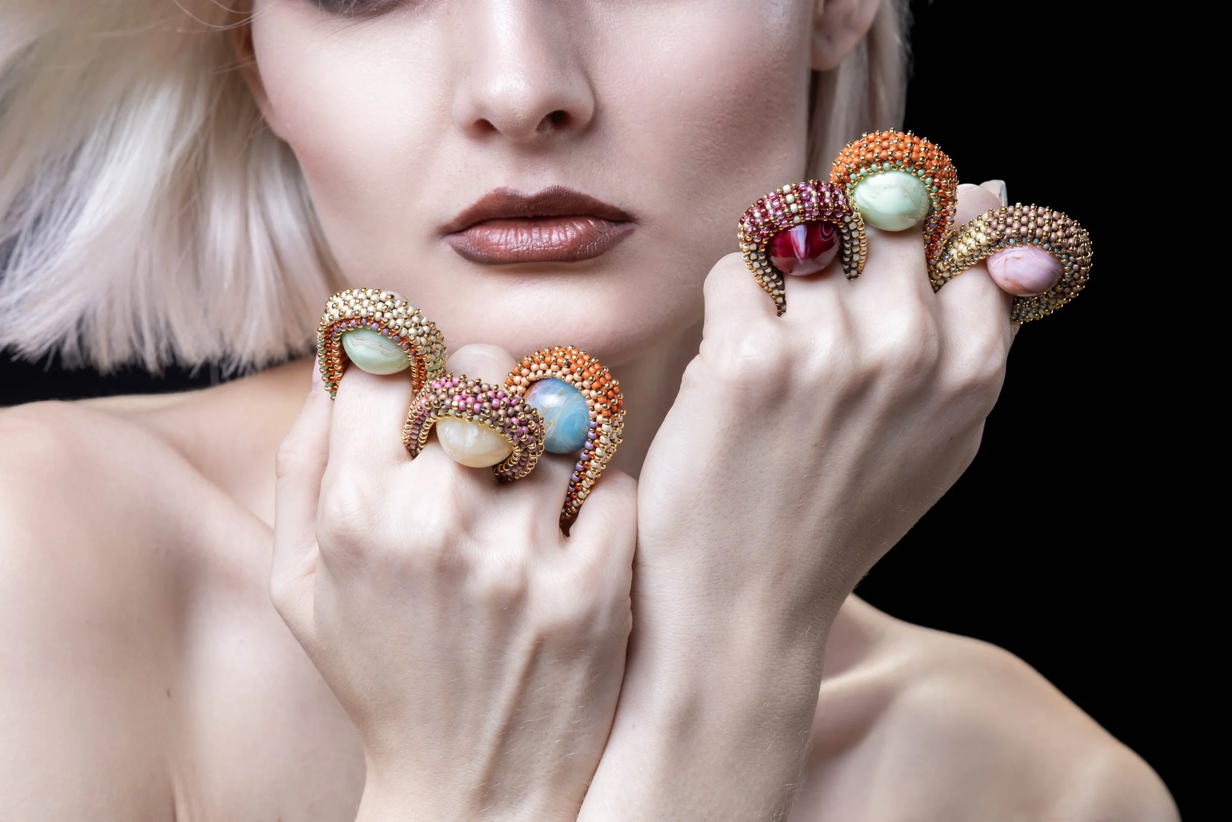 DIY Pod Ring - Mustard - instructions