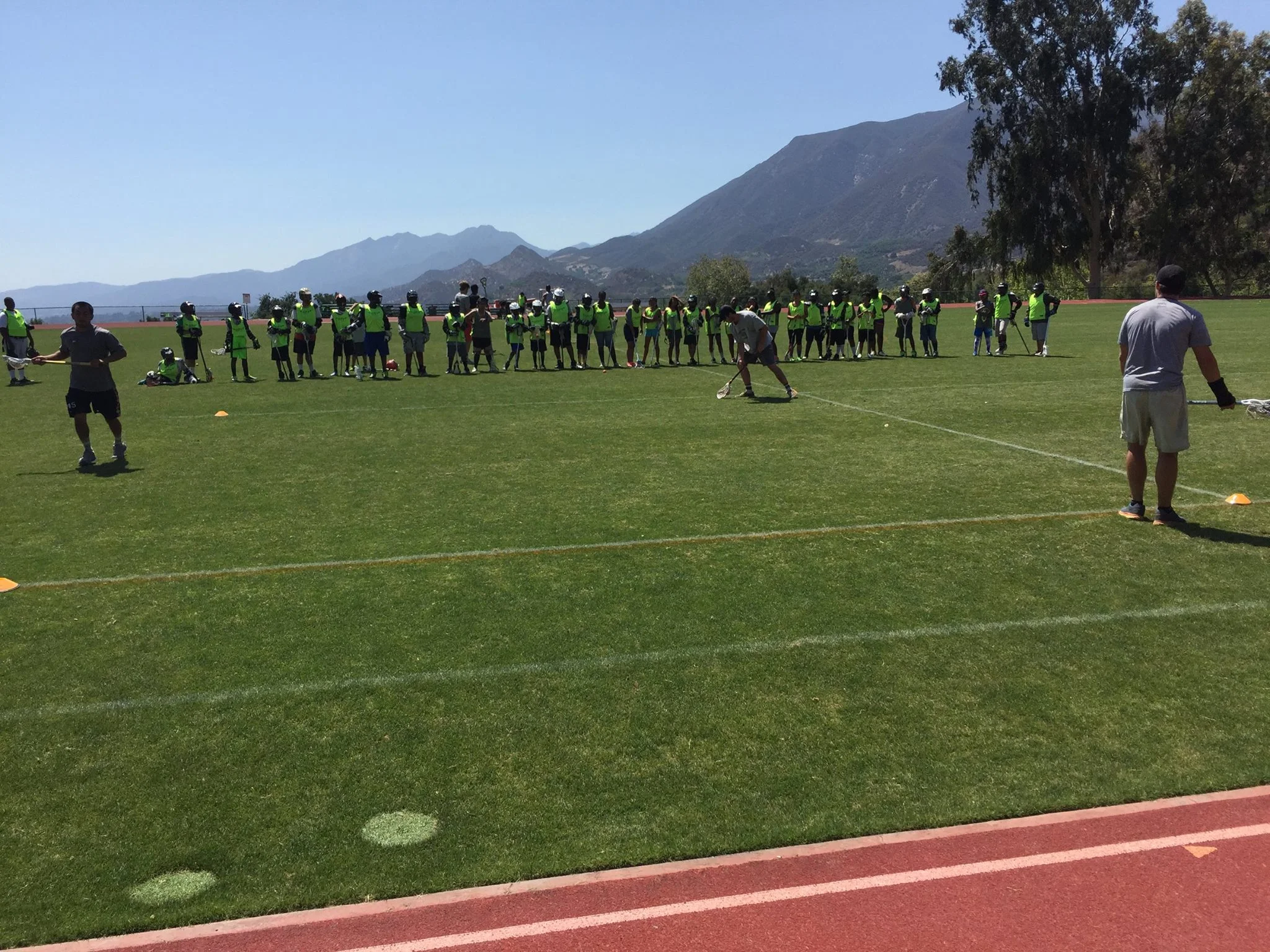 Oakland Lacrosse Club Trains at Thacher School