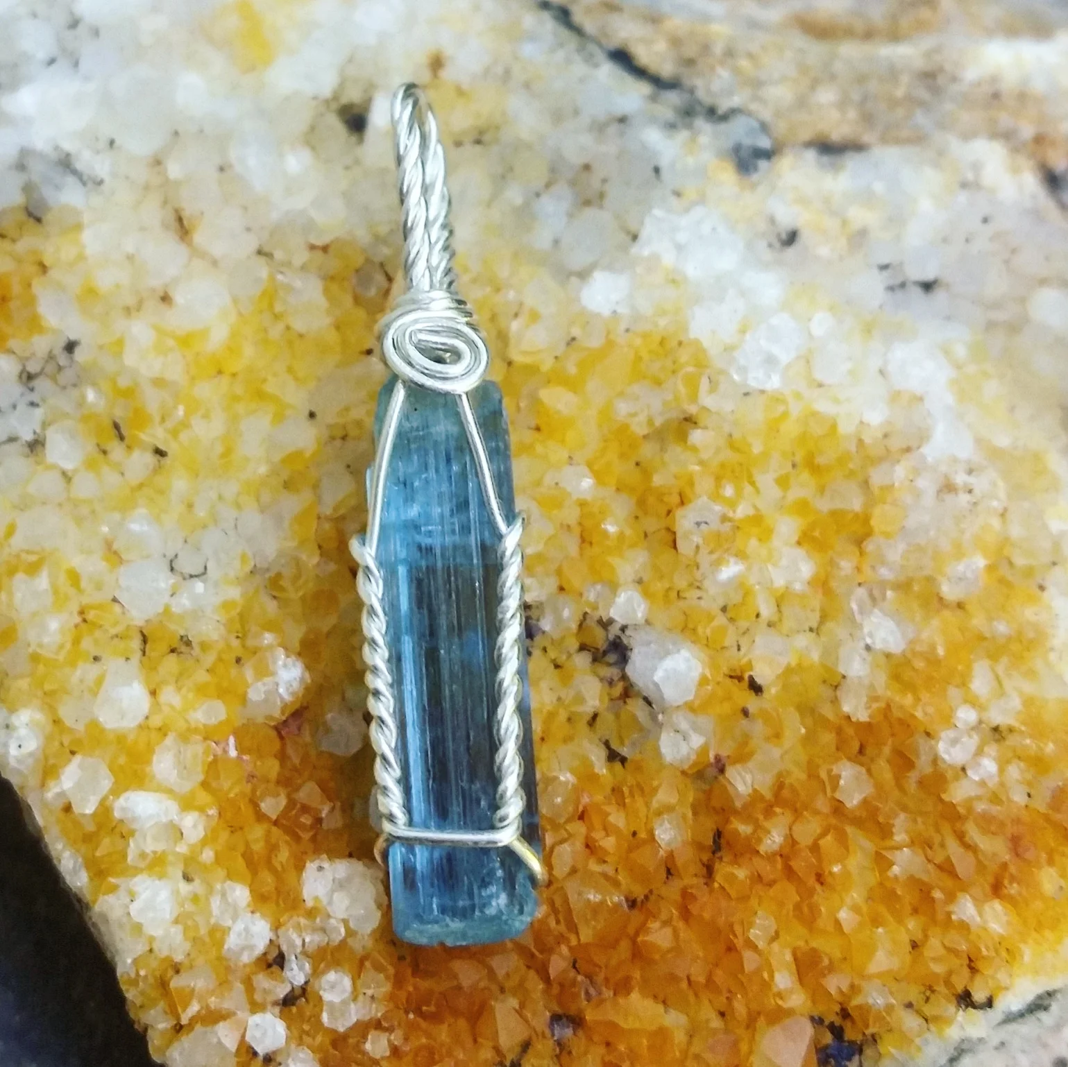 Aquamarine and Sterling Silver