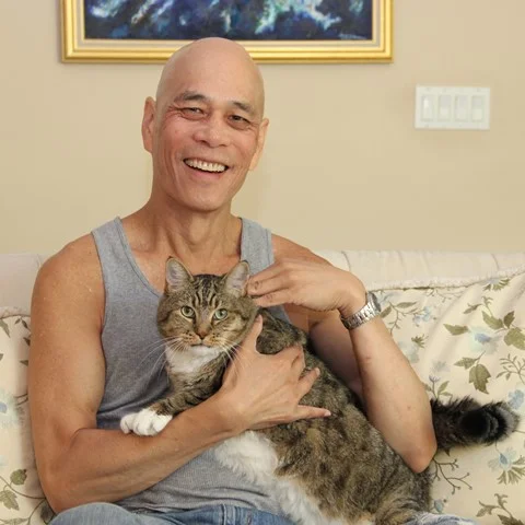 Kelvin visiting Patrick Christmas 2017