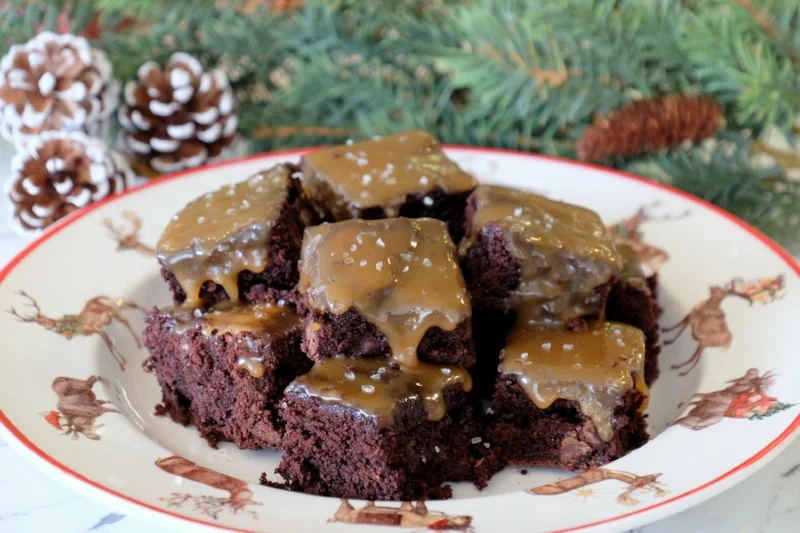 Joann's Fudge Chocolate Salted Caramel Brownies