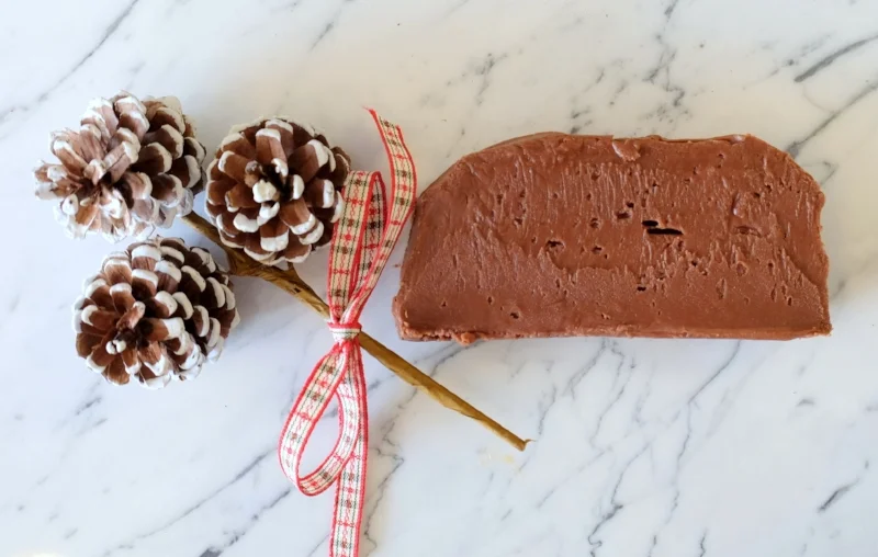 One Slice of our Joann's Fudge Chocolate. 