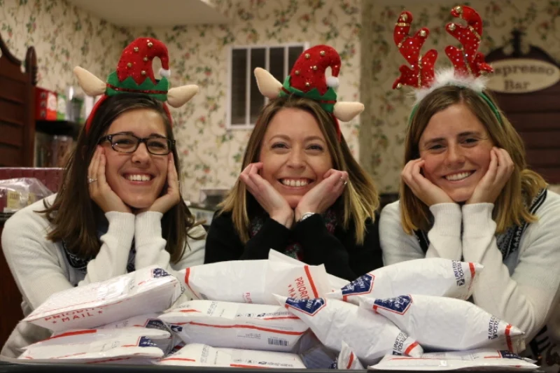 Packed with love by our elves and ready for the winter ferry boat ride off the Island