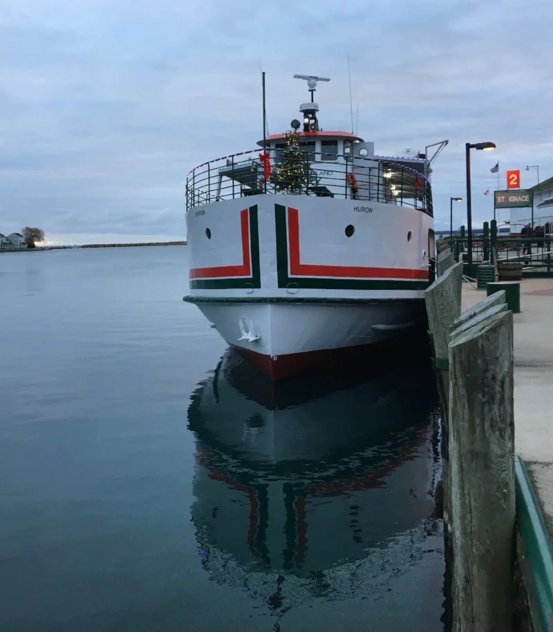 Our winter transportation on and off Mackinac - The Mighty Huron