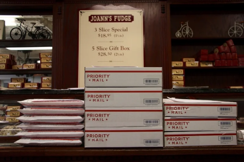 All ready for the Mackinac Island Post Office!