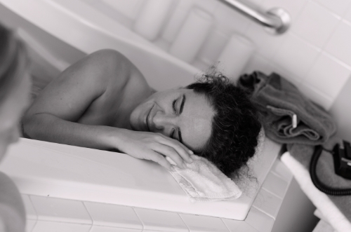 5 short hours of active labor in a birthing tub with my midwives with no interventions or drugs, and I felt like I was ecstatic the whole time! To read my birth story and get a cool resource on Empowered Pregnancy and Birth click here .