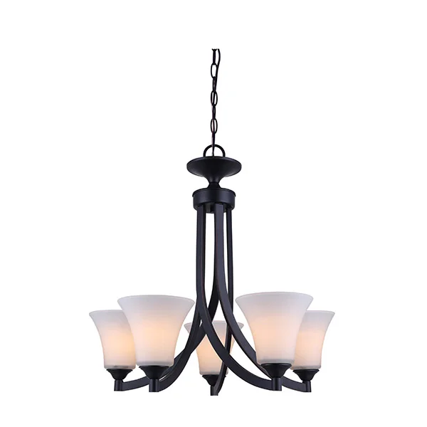 Rue 5-Light Rubbed Antique Bronze Chandelier