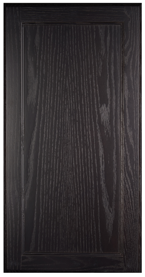 Recessed-panel, square door