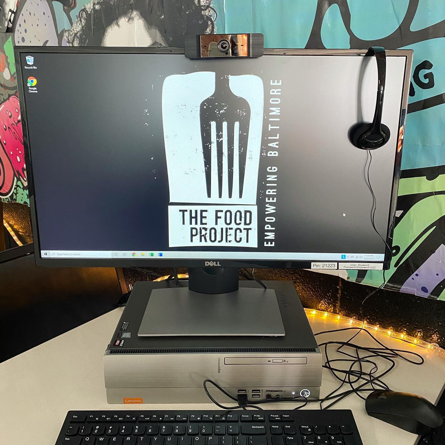 Thank you @donorsearch for the new computers @thefood.project allowing our youth workers access to online classes.