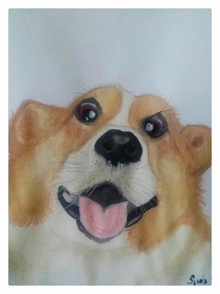  Watercolour painting by Sarah Luiz