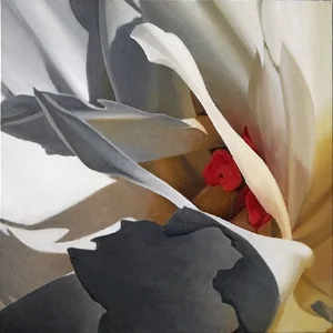 white carnation 2 24x24 SOLD
