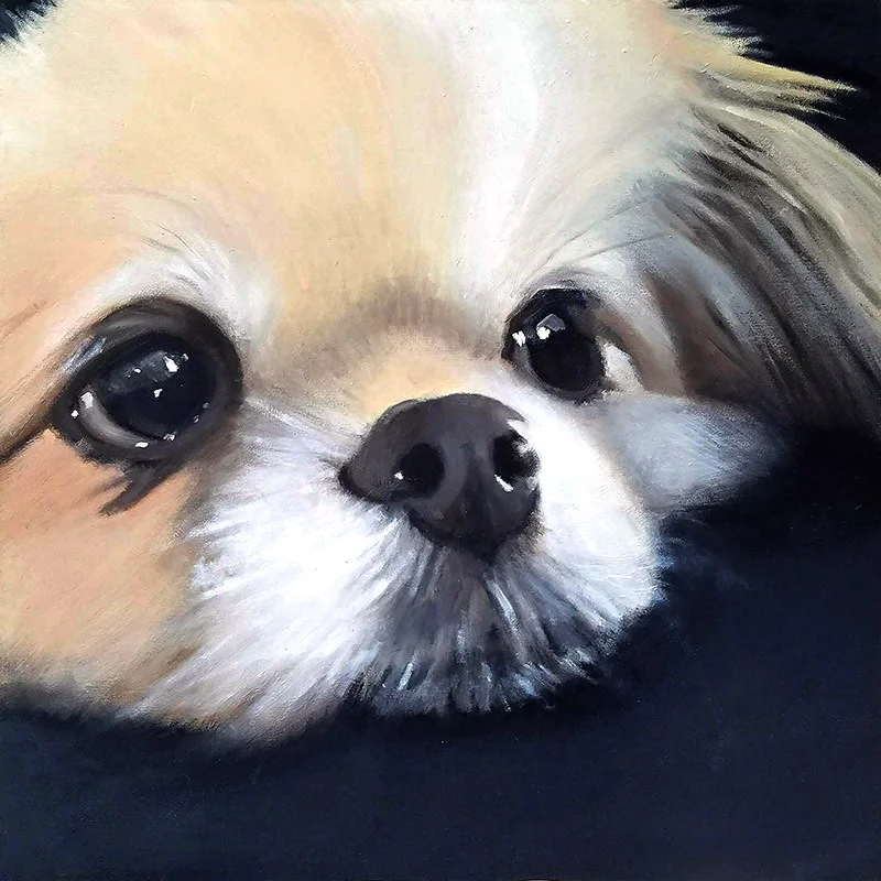 ceiba 18 x 18 commissioned portrait