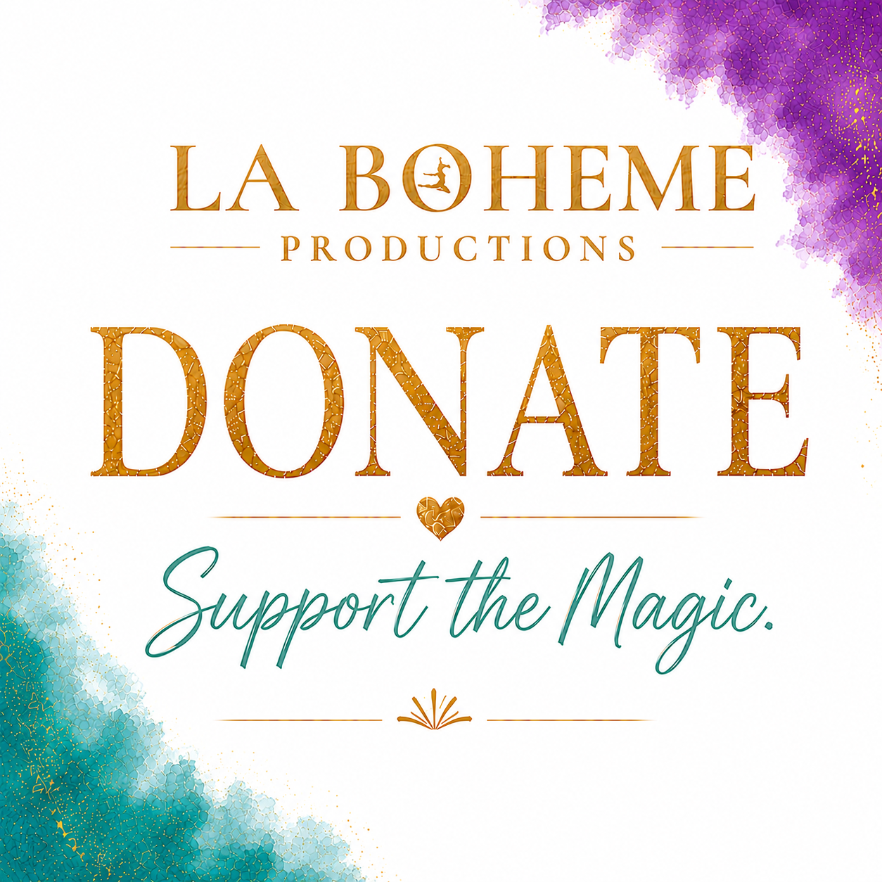 Support the La Boheme Mission of Joy and Dance with a donation toward dancer scholarships and upcoming productions!